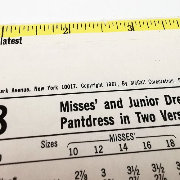 Late 60s Mod Scooter Dress or Pantdress McCalls Sewing Pattern 8958 Bust 31 - Picture 10 of 12
